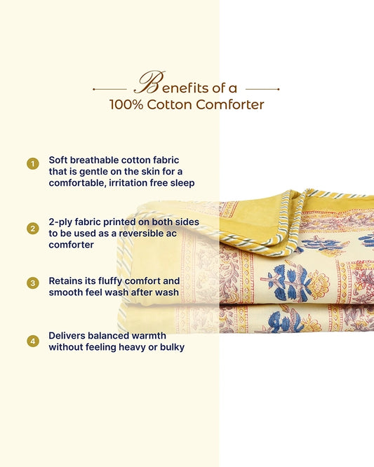 Modern Decorative Pure Cotton Comforter for Aesthetic Bedroom Bedding