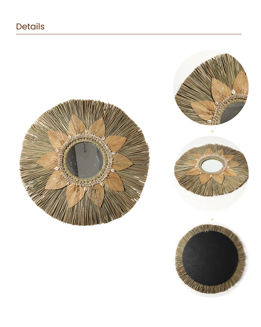 Handcrafted Raffia Wall Hanging for Boho Inspired Interiors
