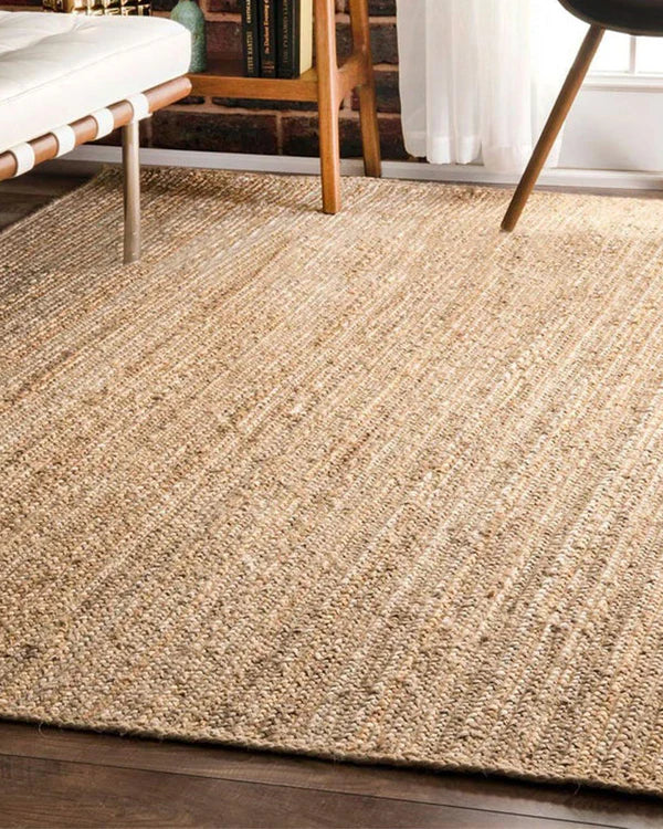 Durable Rustic Rectangular Jute Carpet For Balcony