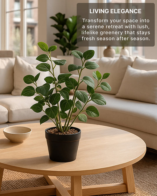 Decorative Artificial Pot Plant for Living Room Decor and Home Styling