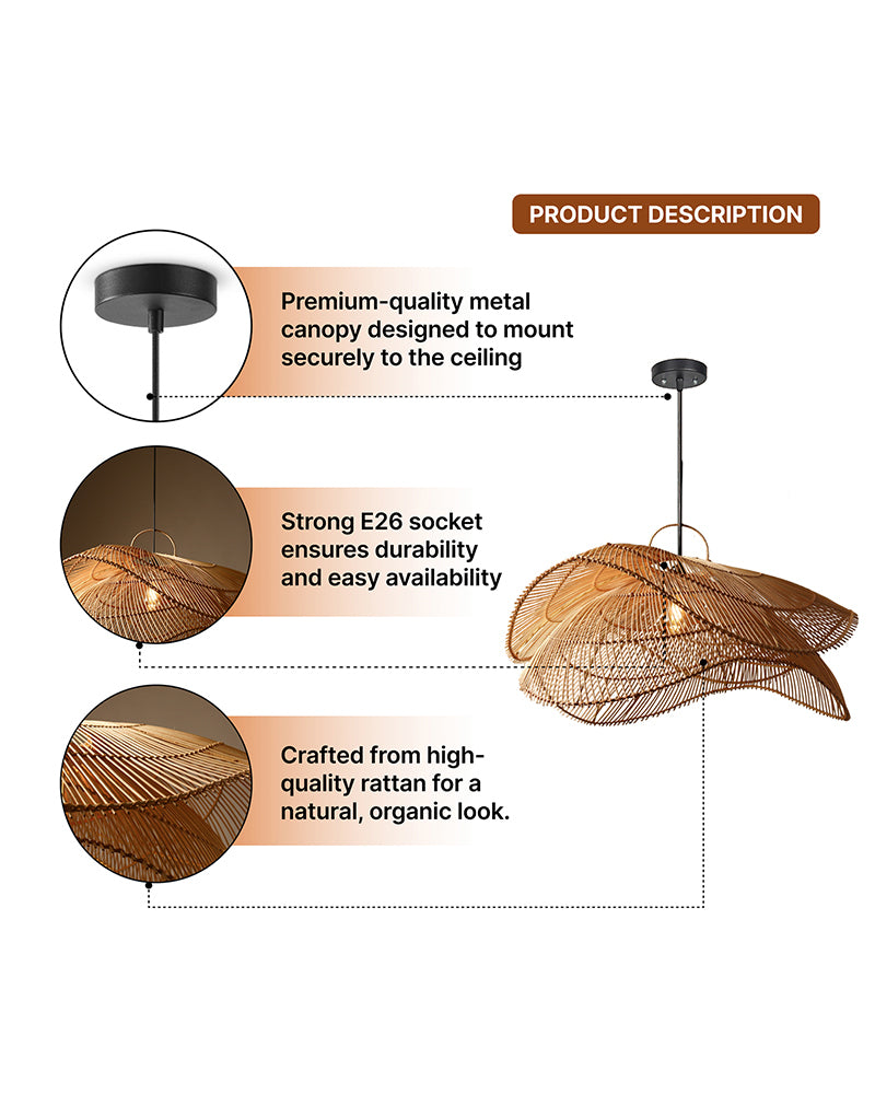 Contemporary Ceiling Hanging Light for Living Room Decor