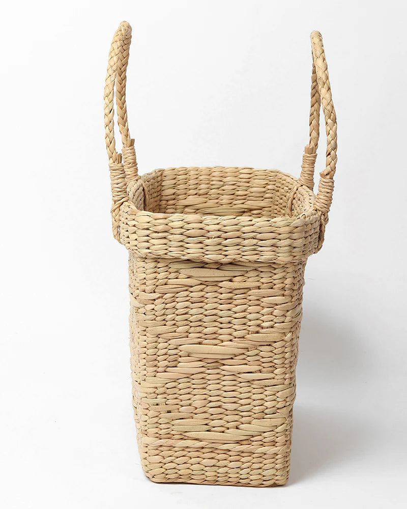 Handmade Seagrass Basket for Shopping, Picnic & Everyday Use