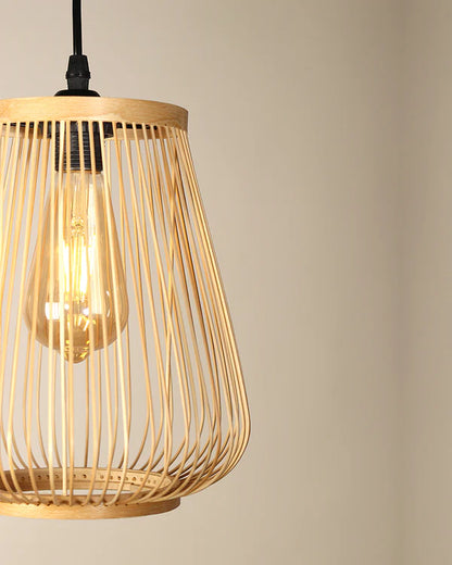 Handmade Bamboo Ceiling Lamp for Living Room and Hall