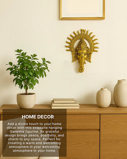 Lord Ganesha Statue, God Idol for Home and Decorative Wall Decor