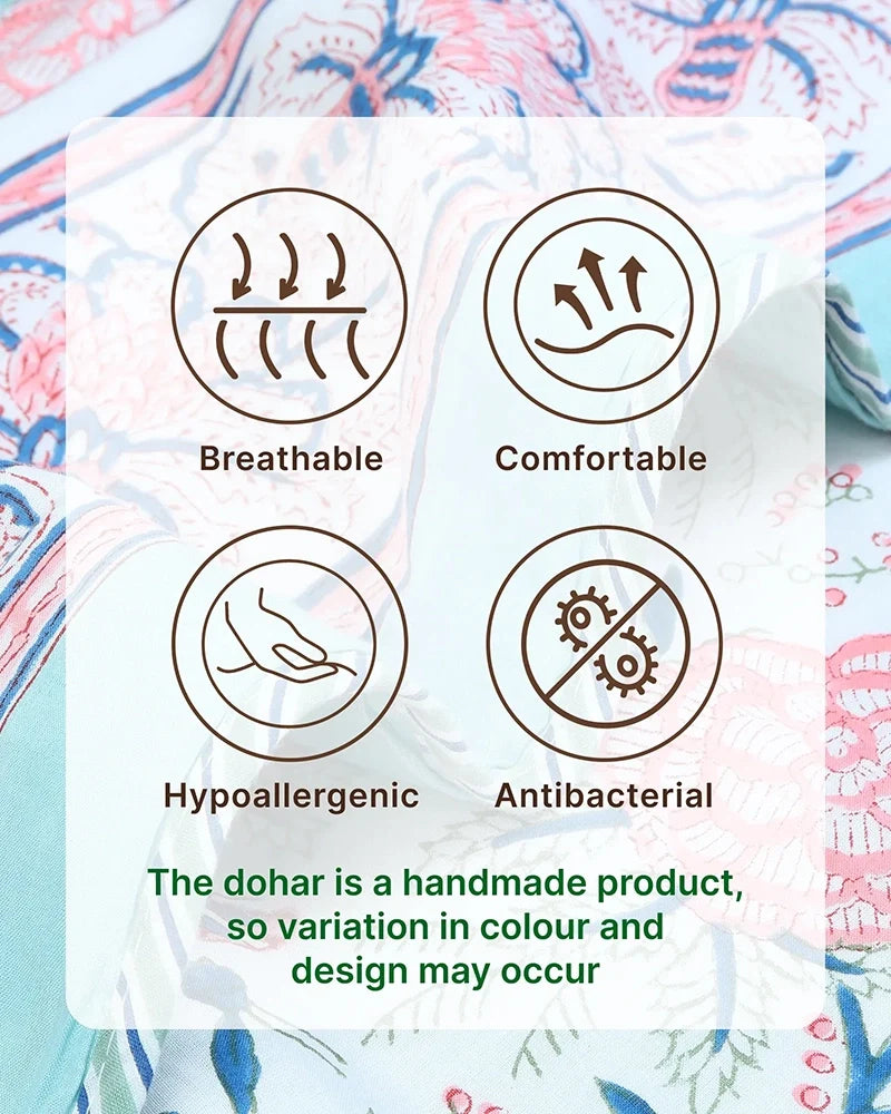 Soft and Fluffy Cotton Comforter for Comfortable Sleeping Experience