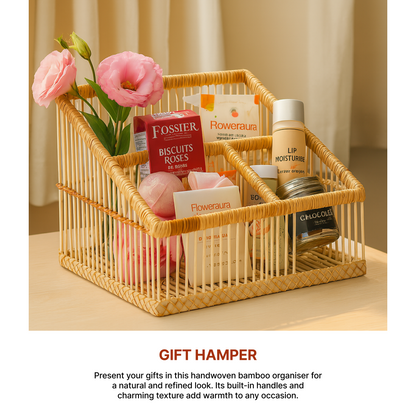 Wardrobe Organizer For Storage | File Storage Organizer | Wicker Bathroom Organiser