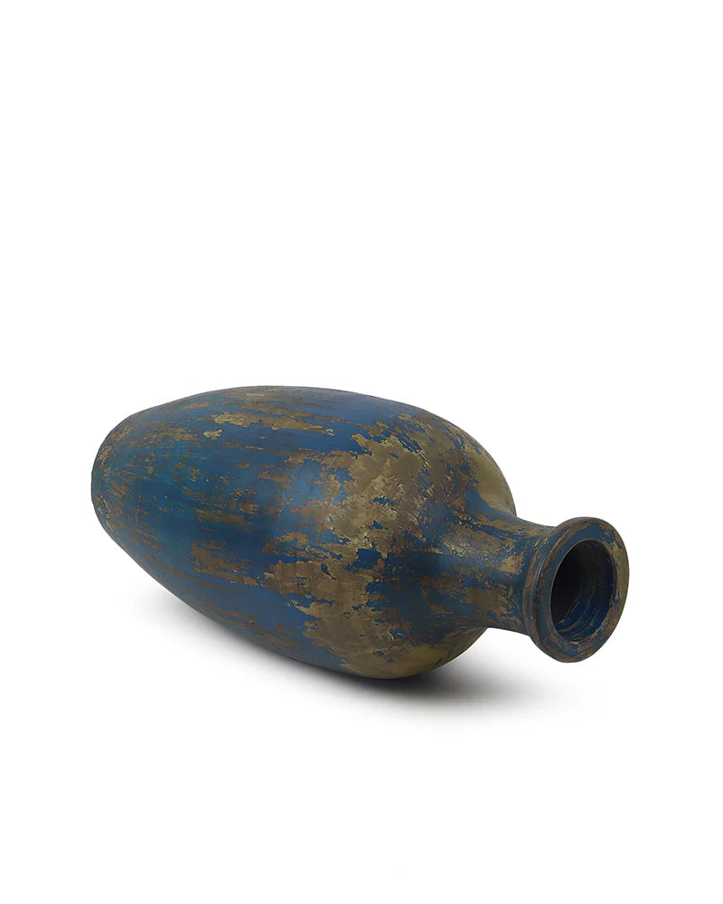 Decorative Terracotta Bottle Vase for Rustic Displays