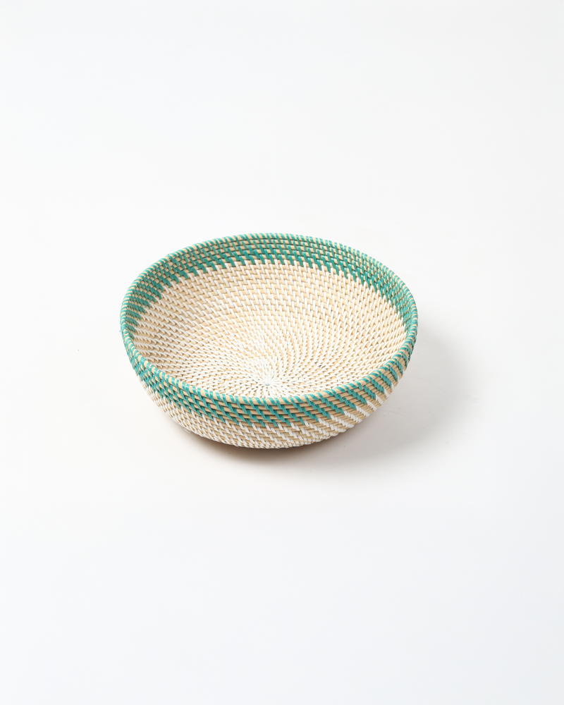 Round Rattan Fruit Basket for Kitchen and Dining