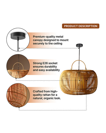 Soft Glow Ceiling Lamp for Living Room and Daily Lighting