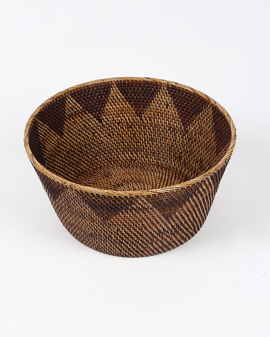 Rattan Woven Basket for Multipurpose Storage and Organization