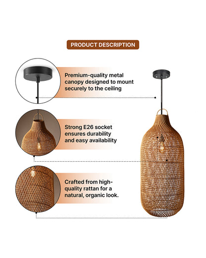 Decorative Room Hanging Light for Living Room and Hall