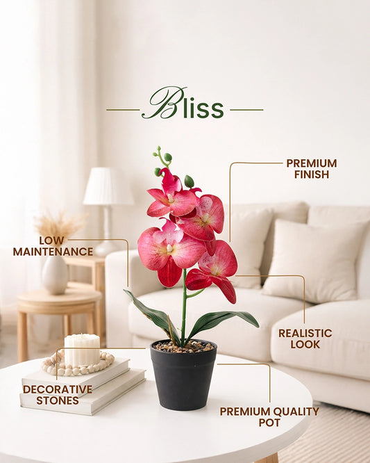Decorative Artificial Flower Pot for Living Room Table Decoration