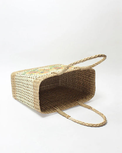 Panier en jonc de mer