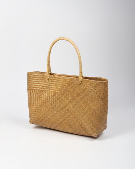 Handcrafted Rattan Handbag – Stylish Woven Tote for Beach, Casual & Boho Fashion