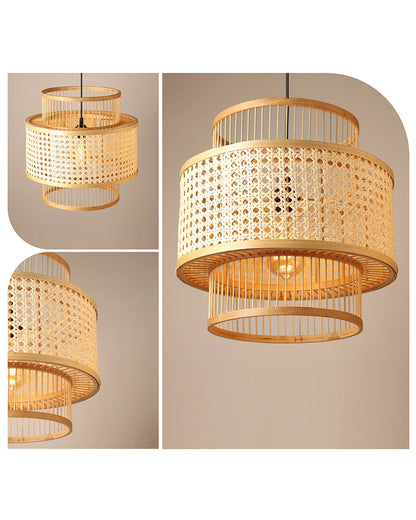 Decorative Bamboo Hanging Lamp for Bedroom and Study Room