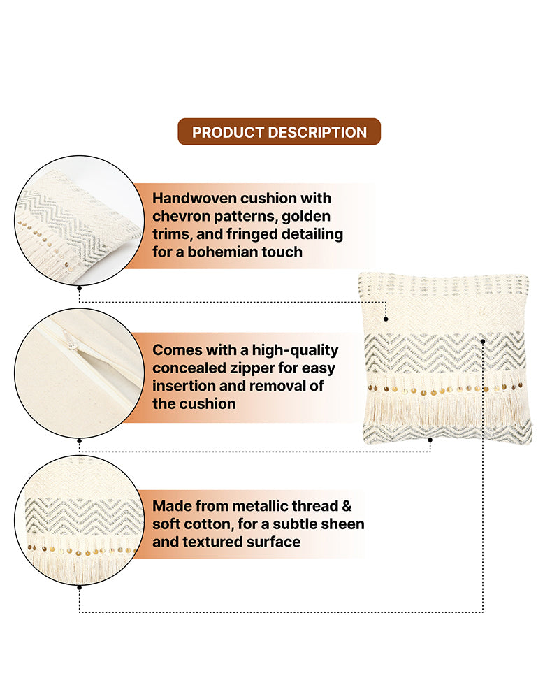 Soft Cotton Cushion Cover for Home Decoration and Room Styling