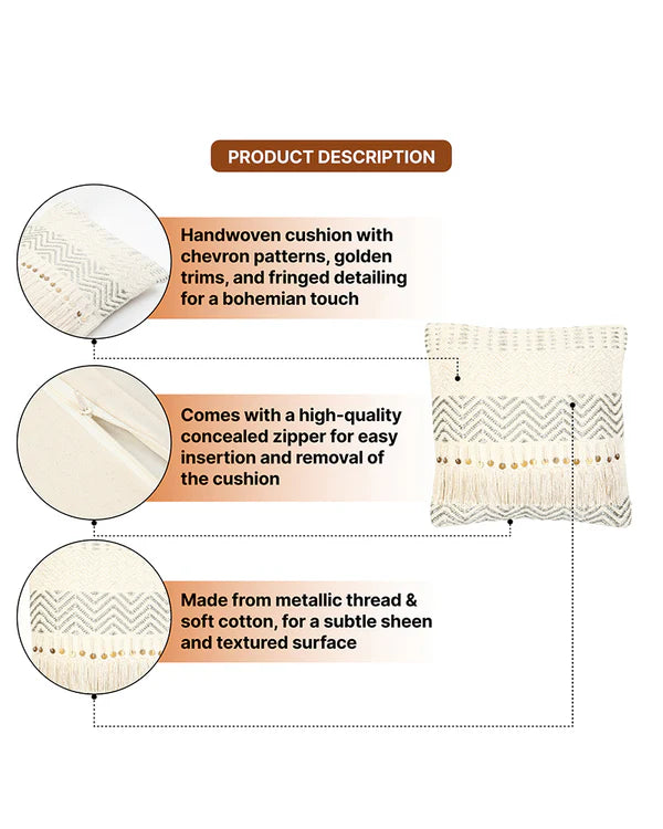 Soft Cotton Cushion Cover for Home Decoration and Room Styling