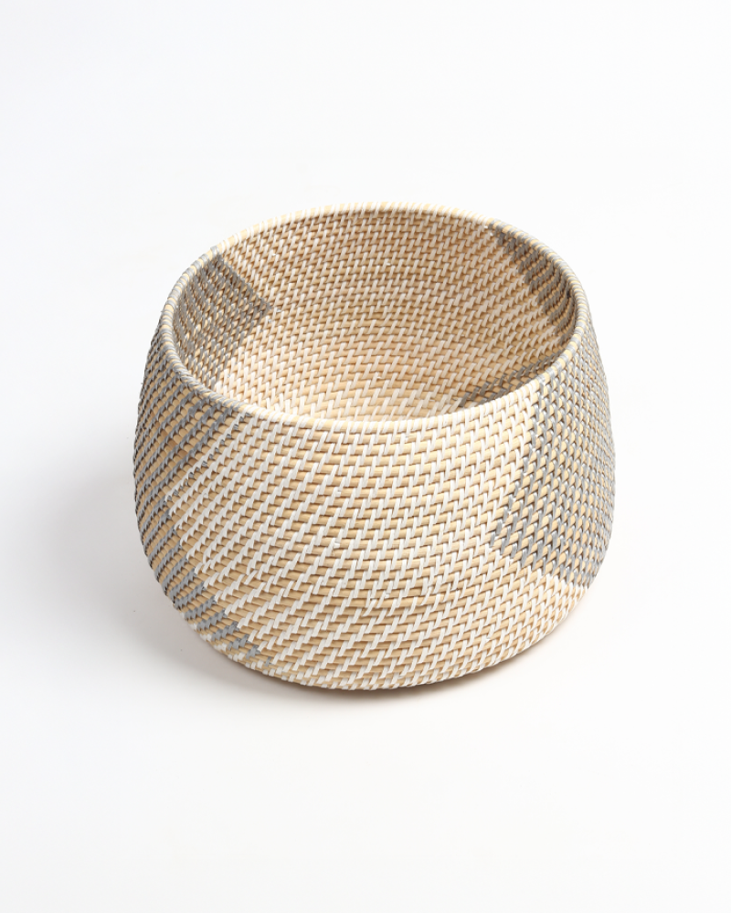Natural Rattan Basket for Stylish Storage and Organization