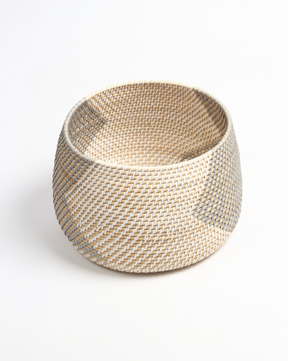 Natural Rattan Basket for Stylish Storage and Organization