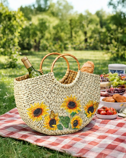 Seegras-Strand-Taschen-Handtasche