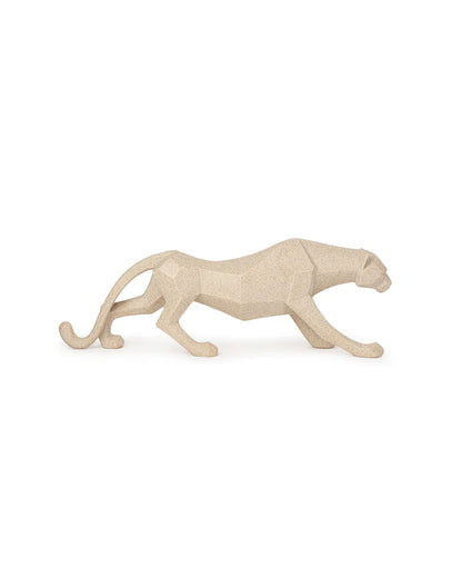 Polypropylene Leopard Figurine for Home Decor, Living Room, and Housewarming Gifts