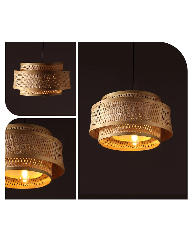 Natural Bamboo Hanging Light for Sustainable and Stylish Home Lighting