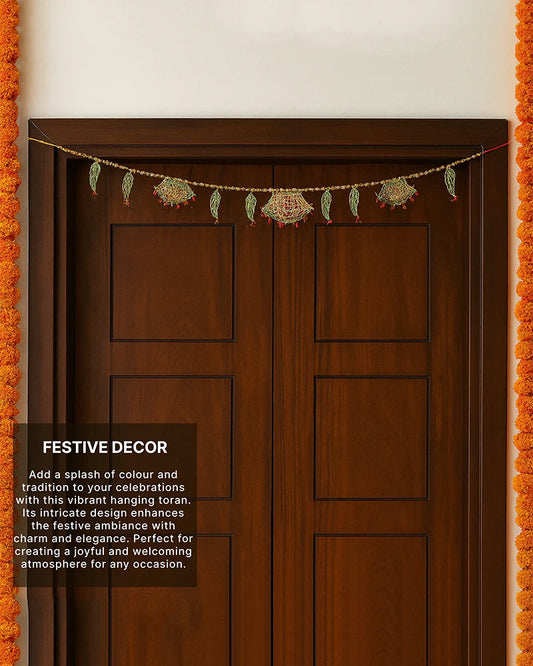 Door Toran Bandhanwar for Entrance, Decorative Door Hanging for Diwali and Navratri