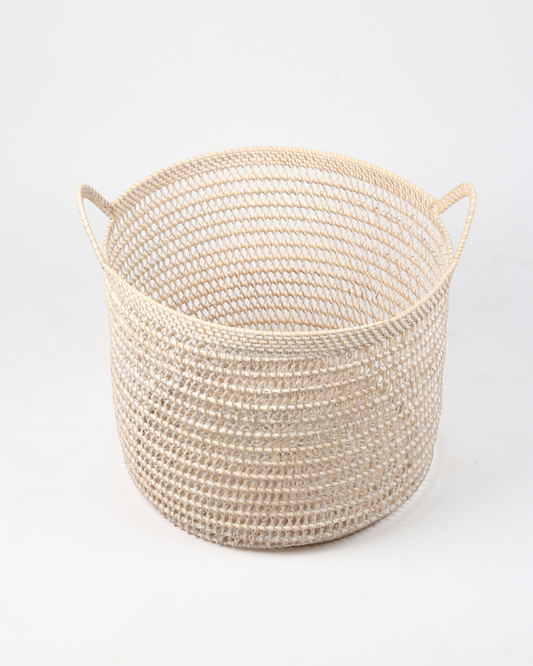 Rattan Storage Basket for Kids Room, Toys and Dirty Laundry