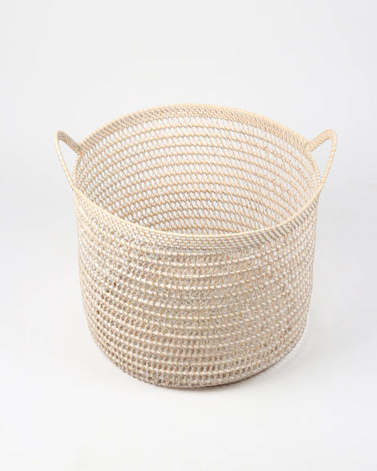 Rattan Storage Basket for Kids Room, Toys and Dirty Laundry