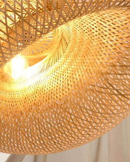 Artistic Bamboo Ceiling Light for Home and Balcony