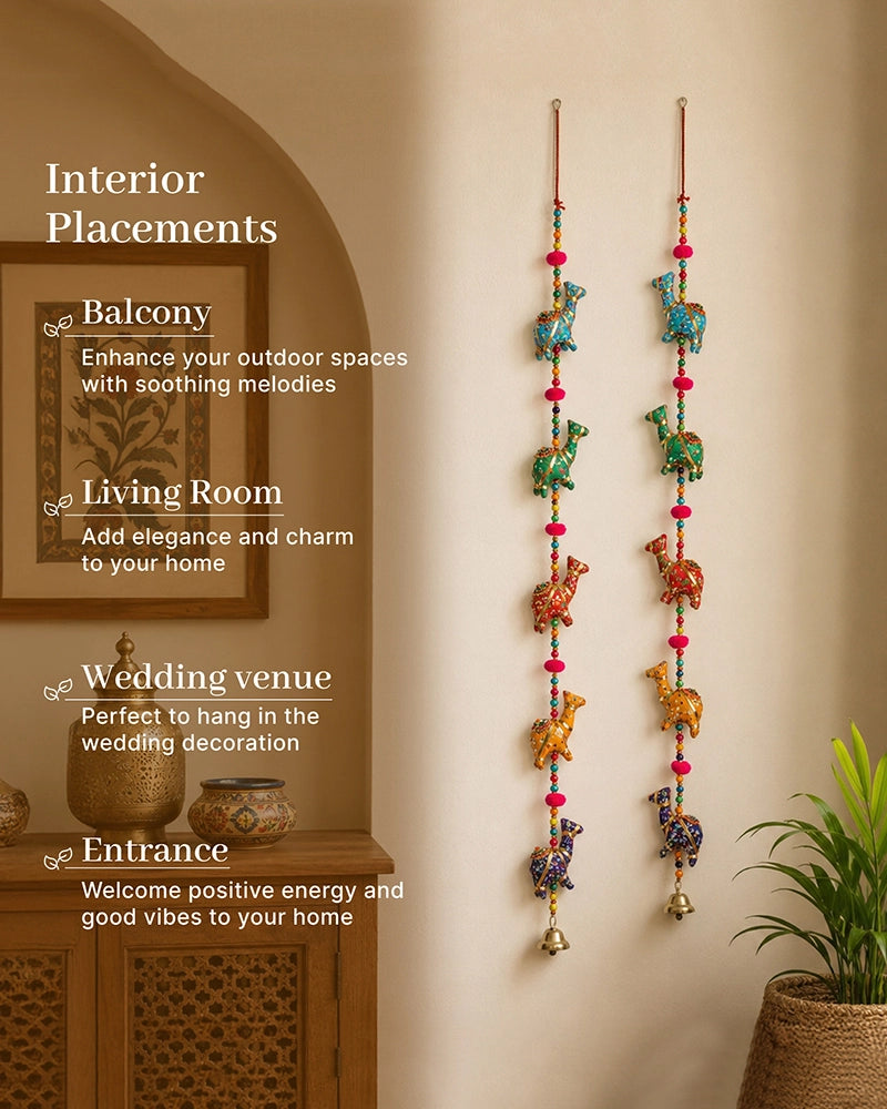 Handmade Rajasthani Door Toran Wall Hanging for Home Decor & Festive Gifting