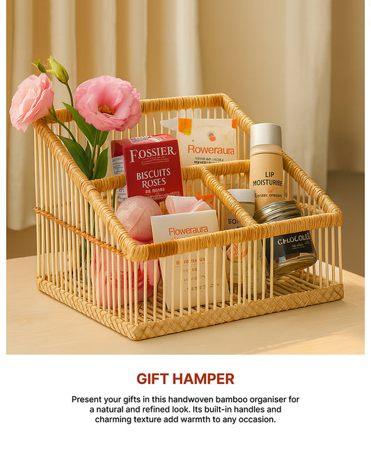 Wardrobe Organizer For Storage | File Storage Organizer | Wicker Bathroom Organiser