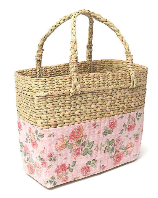 Handmade Seagrass Shopping Bag with Handle