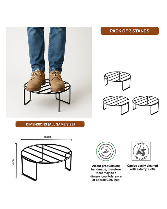 Plant Pot Stand | Metal Plant Holder Stand | Garden Pot Stands for Indoor and Outdoor Use
