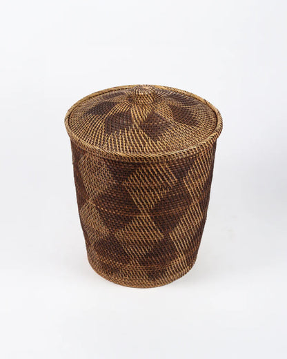 Elegant Rattan Storage Basket for Laundry, Toys and More