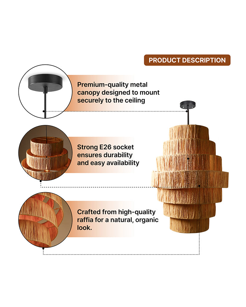 Hanging Lights for Balcony and Outdoor Home Decoration