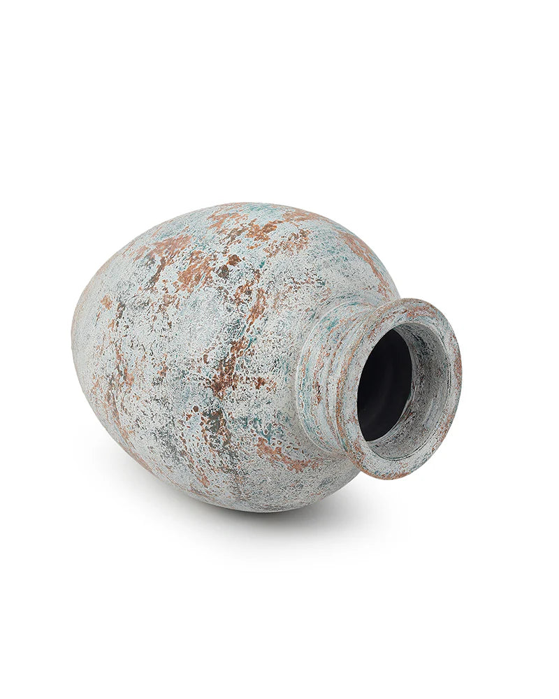 Textured Clay Terracotta Vase for Indoor Garden Vibes