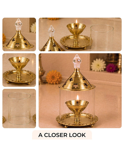 Long-Lasting Premium Akhand Diya for Pooja and Spiritual Decoration