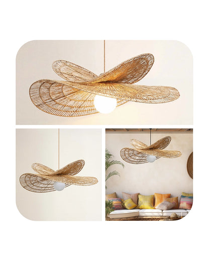 Artistic Raffia Ceiling Light for Living Room Decoration