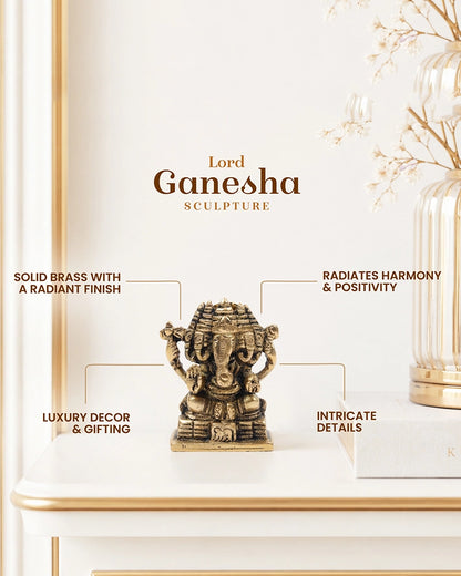 Lord Ganesha Idol for Ganesh Chaturthi, New Business Opening & Festive Home Decoration