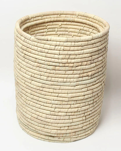 Natural Laundry Hamper with Lid for Bedroom, Bathroom, and Closet Organization