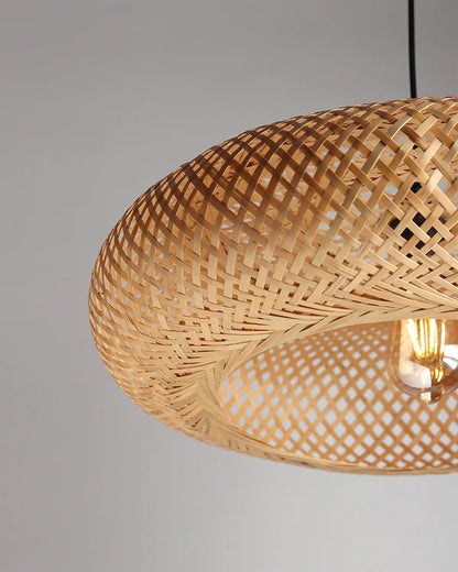 Boho Bamboo Pendant Lamp for Home Decor and Lounge