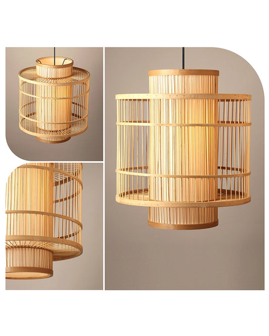 Minimalist Bamboo Hanging Light for Home Decor and Hall