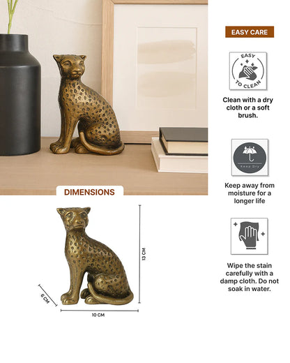 Cheetah Showpiece for Home Decor, Decorative Gift Item and Home Display