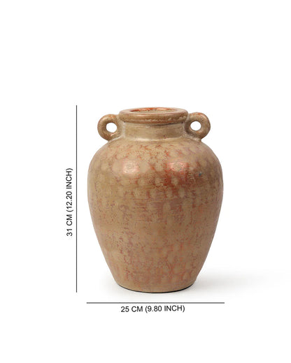 Tall Terracotta Vase for Rustic Home Accents