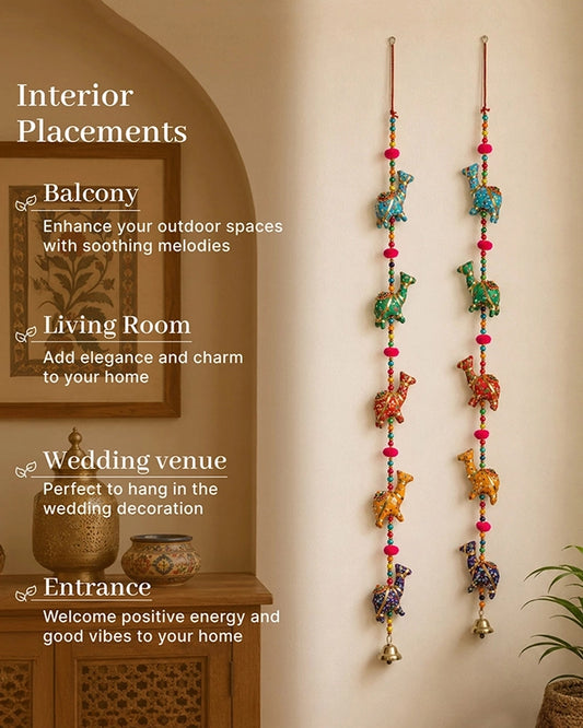 Handmade Rajasthani Door Toran Wall Hanging for Home Decor & Festive Gifting