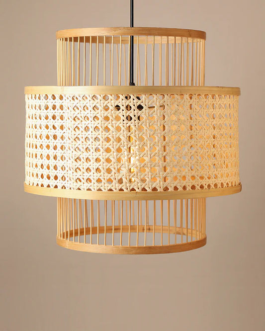 Decorative Bamboo Hanging Lamp for Bedroom and Study Room
