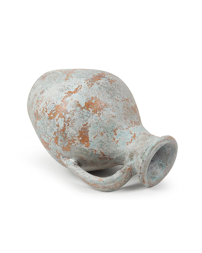 Weathered Terracotta Vase for Vintage Room Themes