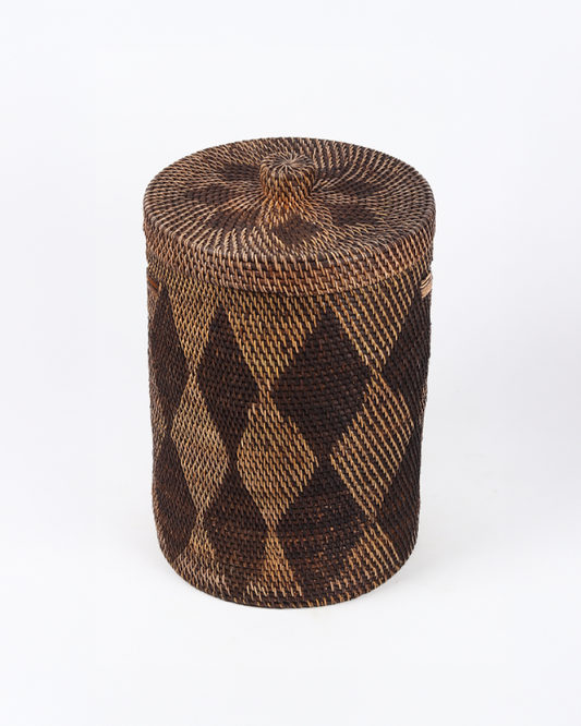 Handmade Rattan Laundry Basket with Lid for Everyday Use