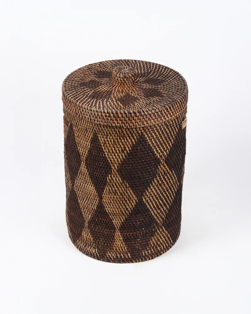 Handmade Rattan Laundry Basket with Lid for Everyday Use